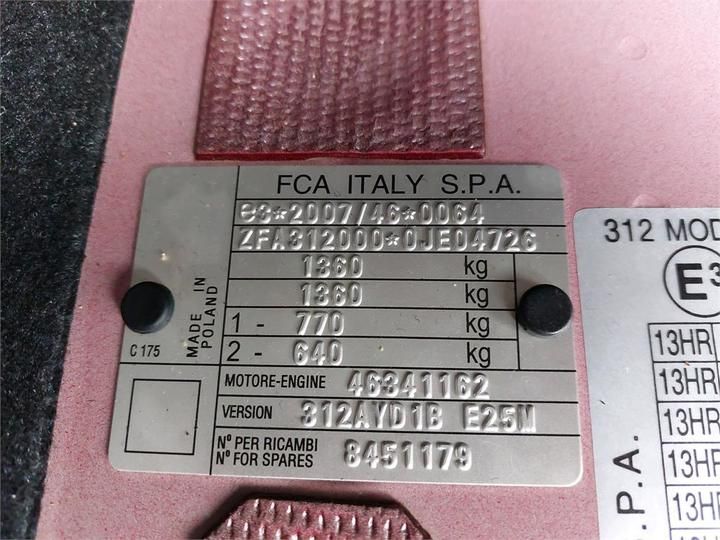 Photo 9 VIN: ZFA3120000JE04726 - FIAT 500 