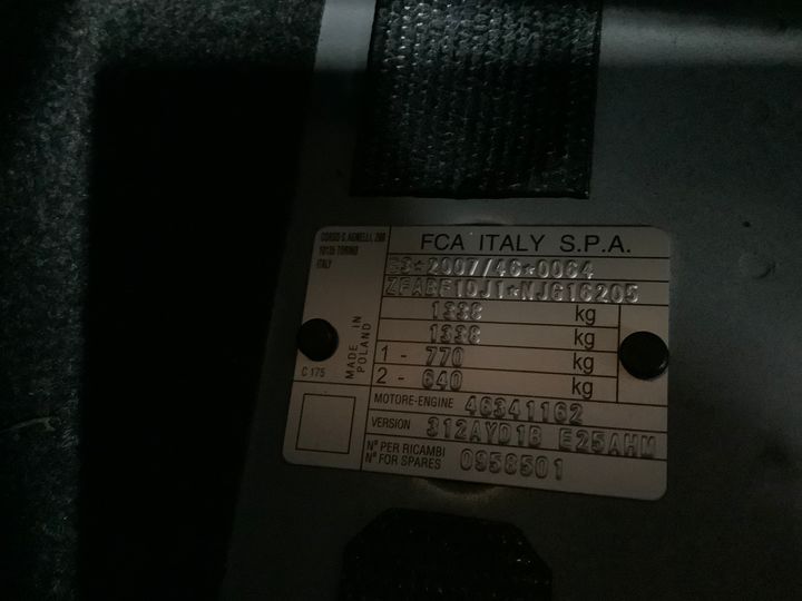 Photo 14 VIN: ZFABF1DJ1NJG16205 - FIAT 500 