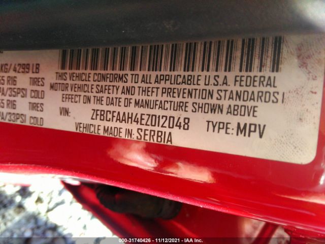 Photo 8 VIN: ZFBCFAAH4EZ012048 - FIAT 500L 