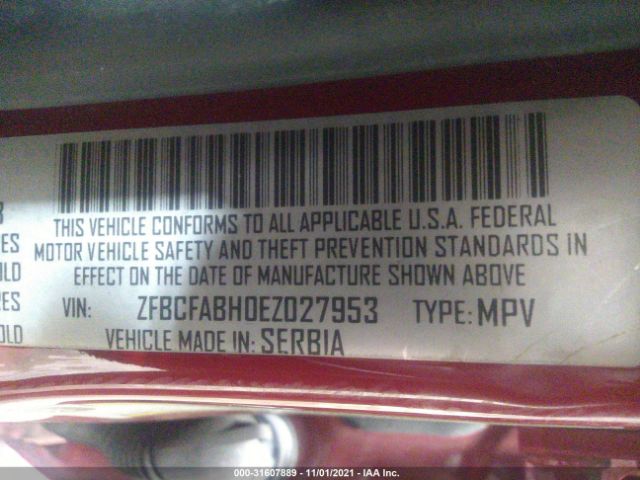 Photo 8 VIN: ZFBCFABH0EZ027953 - FIAT 500L 