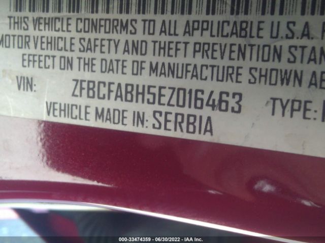 Photo 8 VIN: ZFBCFABH5EZ016463 - FIAT 500L 