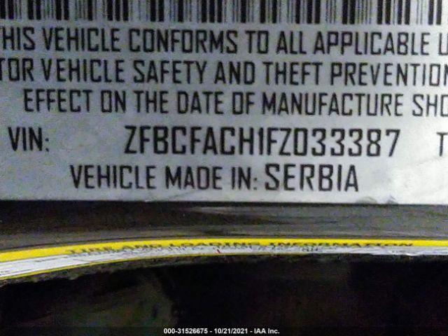 Photo 8 VIN: ZFBCFACH1FZ033387 - FIAT 500L 