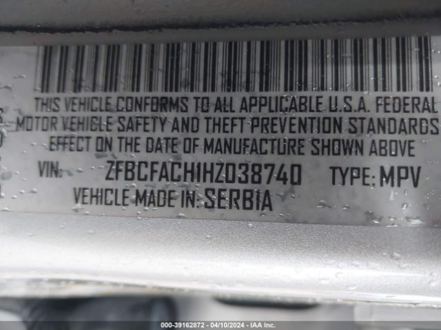 Photo 8 VIN: ZFBCFACH1HZ038740 - FIAT 500L 