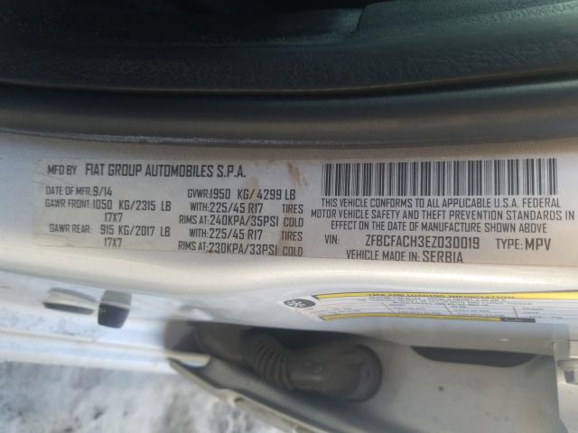 Photo 9 VIN: ZFBCFACH3EZ030019 - FIAT 500L 