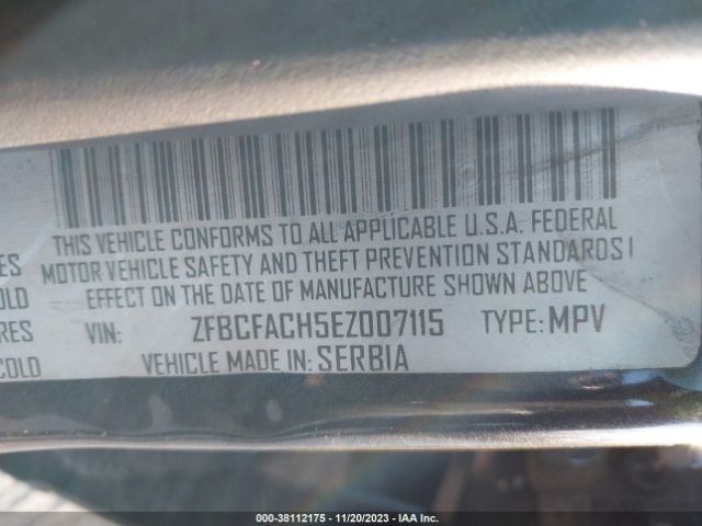 Photo 8 VIN: ZFBCFACH5EZ007115 - FIAT 500L 