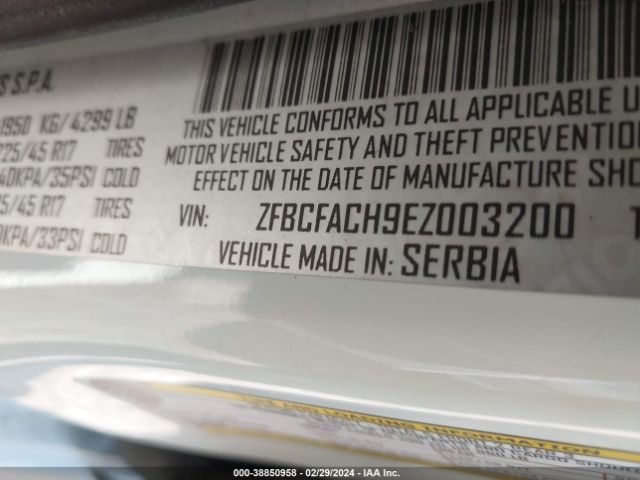 Photo 8 VIN: ZFBCFACH9EZ003200 - FIAT 500L 