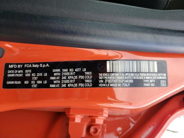 Photo 11 VIN: ZFBCFXBT0GP346369 - FIAT 500X EASY 