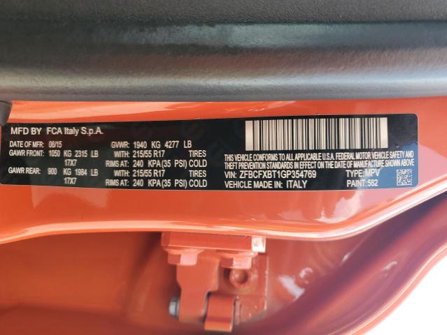 Photo 12 VIN: ZFBCFXBT1GP354769 - FIAT 500X EASY 