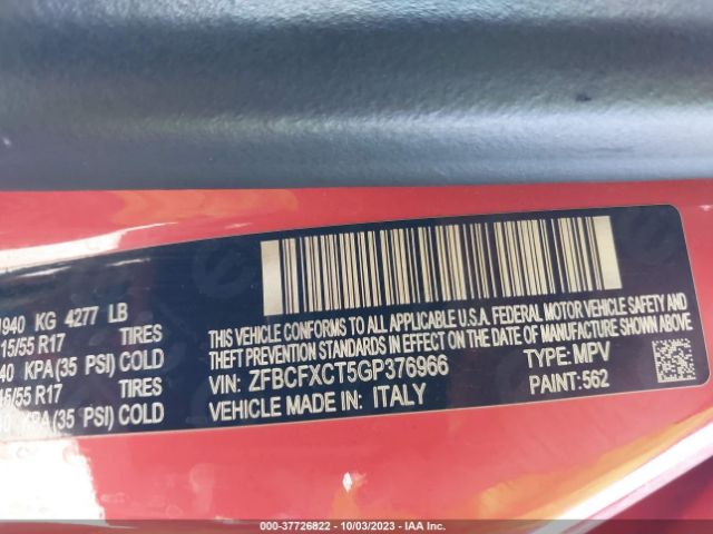 Photo 8 VIN: ZFBCFXCT5GP376966 - FIAT 500X 