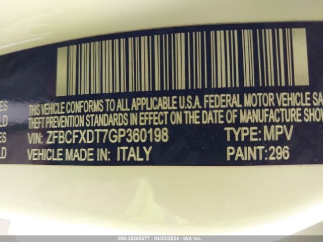 Photo 8 VIN: ZFBCFXDT7GP360198 - FIAT 500X 