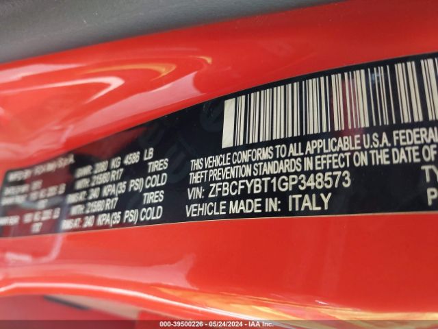 Photo 8 VIN: ZFBCFYBT1GP348573 - FIAT 500X EASY 