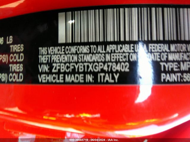 Photo 8 VIN: ZFBCFYBTXGP478402 - FIAT 500X 