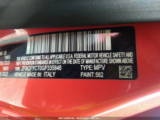 Photo 8 VIN: ZFBCFYCT0GP335846 - FIAT 500X 