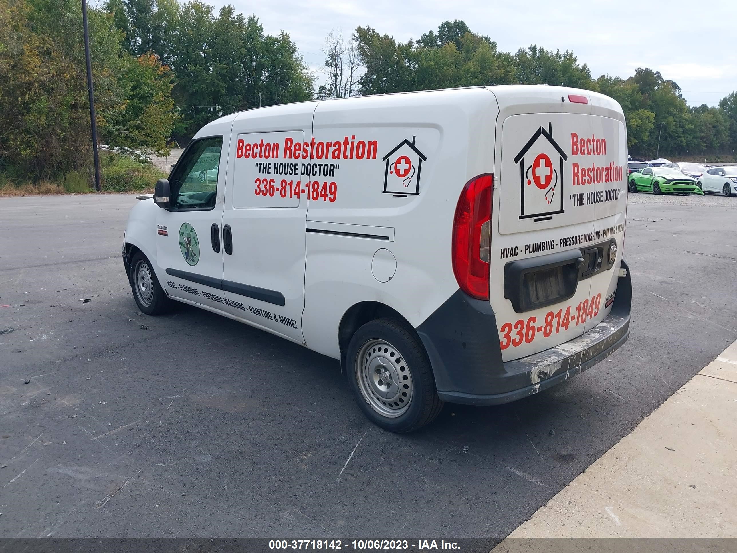 Photo 2 VIN: ZFBERFAB1H6E23280 - RAM PROMASTER CITY 