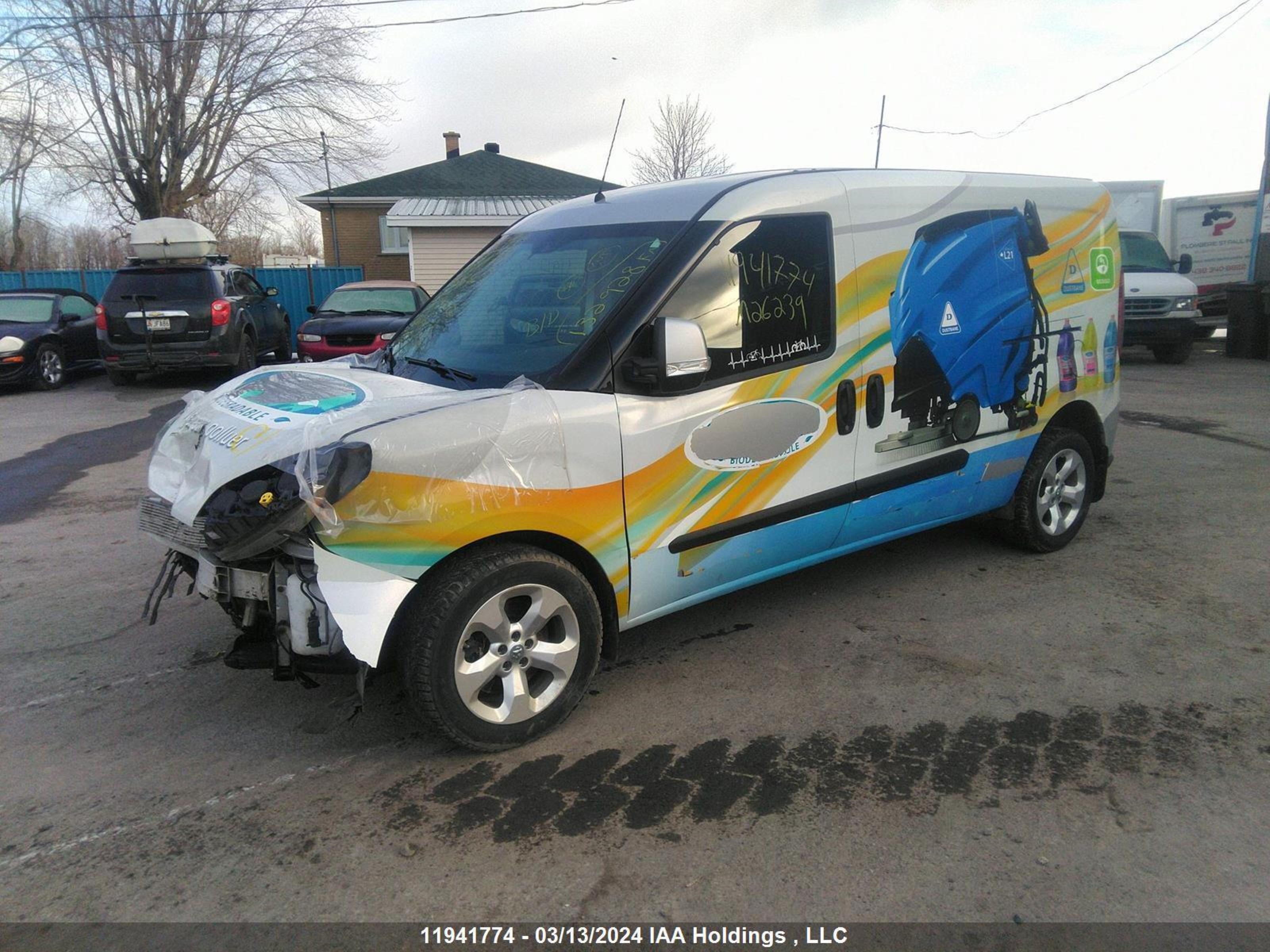 Photo 1 VIN: ZFBHRFDB1K6M26239 - RAM PROMASTER CITY 