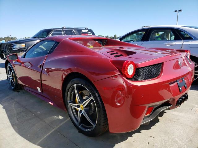 Photo 2 VIN: ZFF68NHA0C0188795 - FERRARI 458 SPIDER 