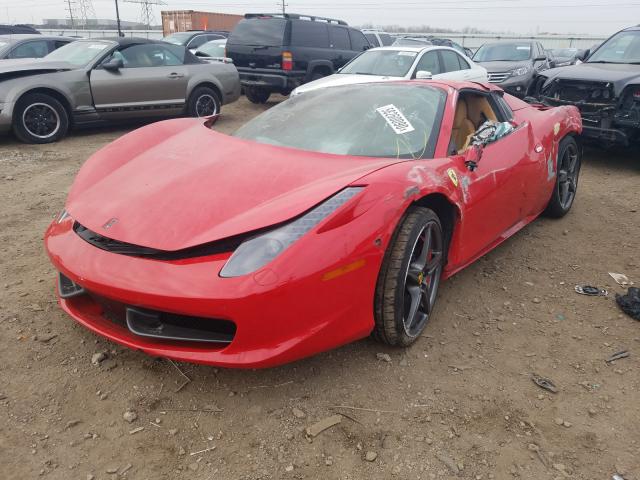 Photo 1 VIN: ZFF68NHA4C0187410 - FERRARI 458 SPIDER 