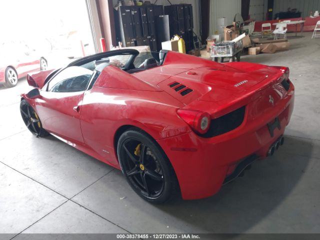 Photo 2 VIN: ZFF68NHAXD0190930 - FERRARI 458 SPIDER 