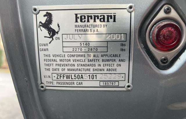 Photo 9 VIN: ZFFWL50A510125229 - FERRARI 456 MGTA 